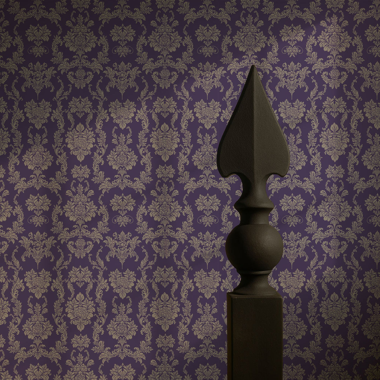 Grand Manor | Vintage Baroque European Damask Wallpaper