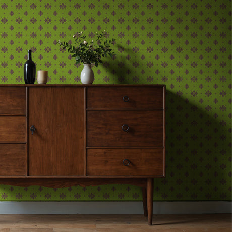 Eccentric Luxury | Unique & Colorful Timeless Damask Wallpaper Wallpaper Sckribbles