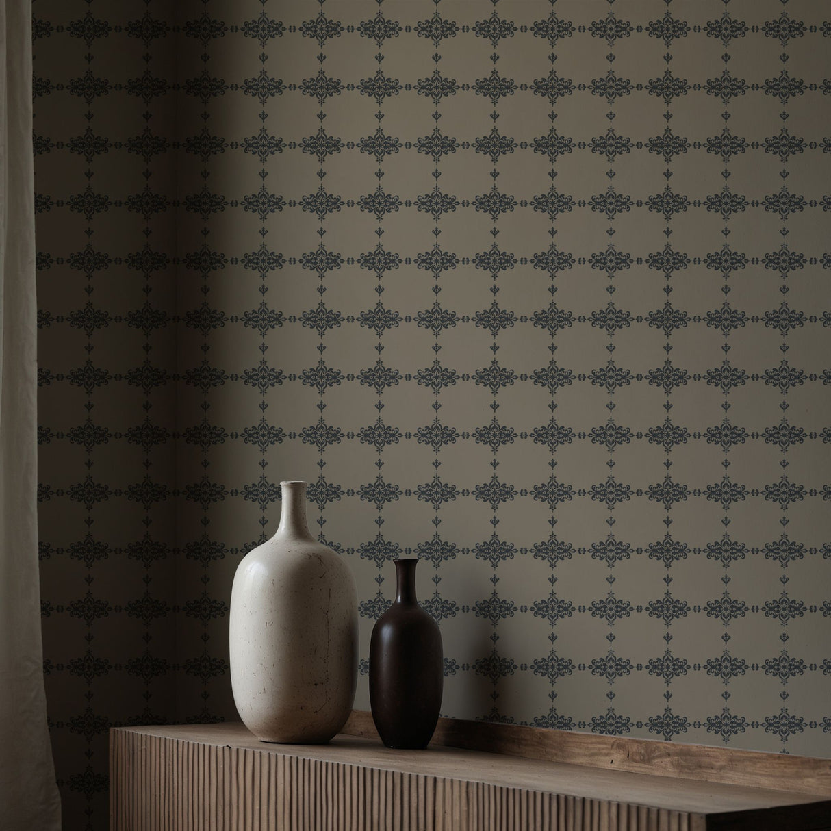 Crown Heritage | Classic French European Ornate Damask Wallpaper Wallpaper Sckribbles