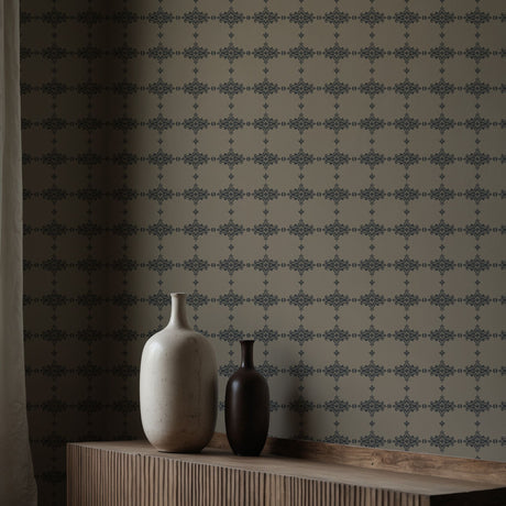 Crown Heritage | Classic French European Ornate Damask Wallpaper Wallpaper Sckribbles