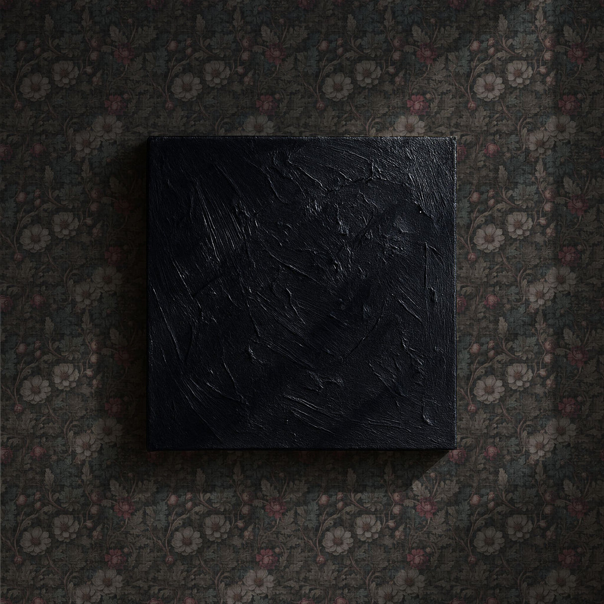 Nocturnal Botanica | Dark Academia Dramatic Moody Floral Wallpaper Wallpaper Sckribbles