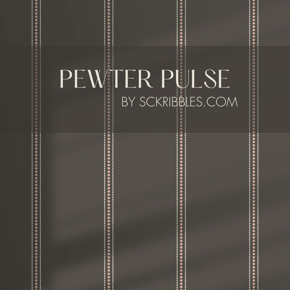 Pewter Pulse | Dark Academia Gray Elegant Vertical Striped Wallpaper Wallpaper Sckribbles