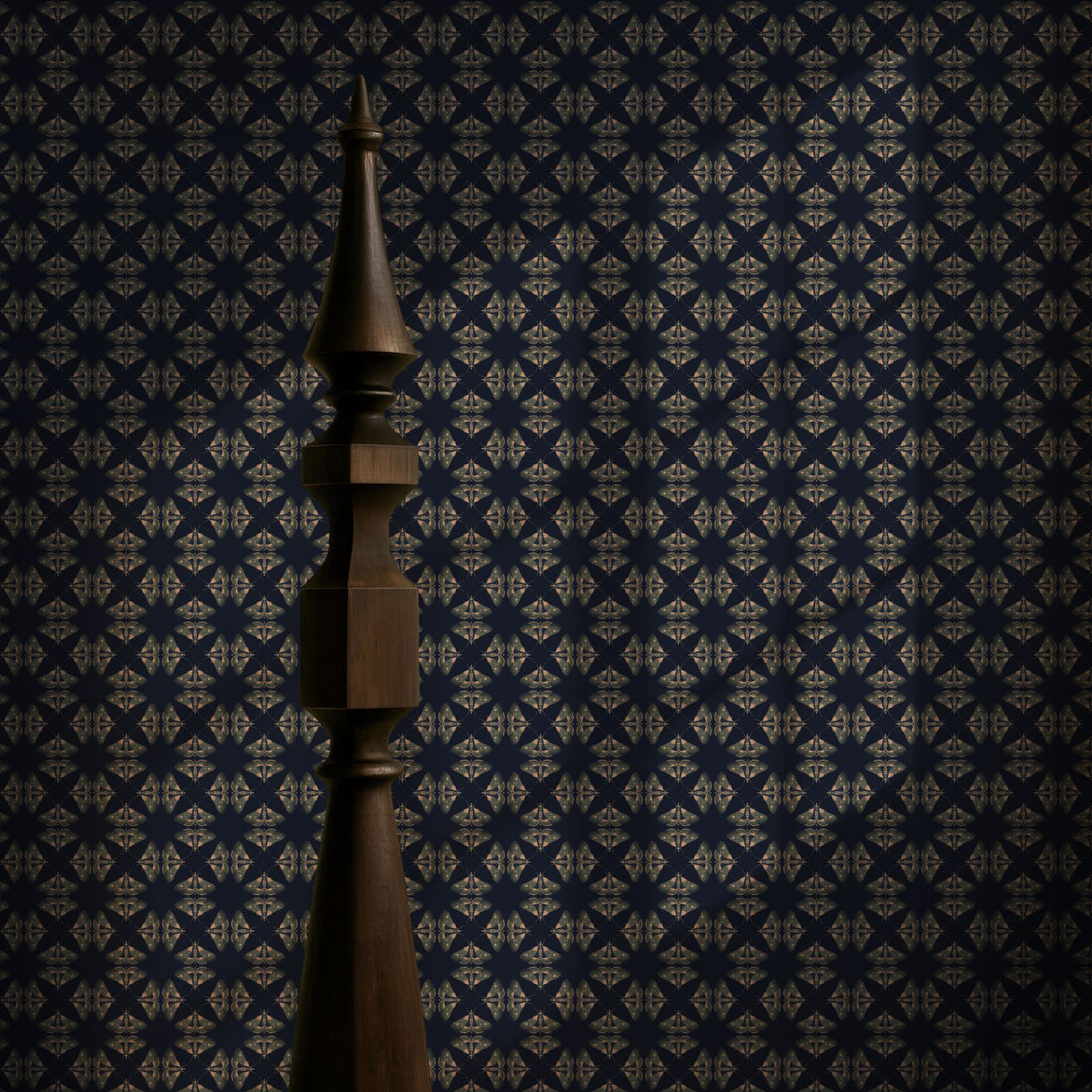 Moth Matrix | Moody Dark Academia Geometrical Moth Wallpaper Wallpaper Sckribbles Signature - Premium Non-Woven Roll - 24 in x 32.8 ft (61 cm × 10 m) Moth Medley