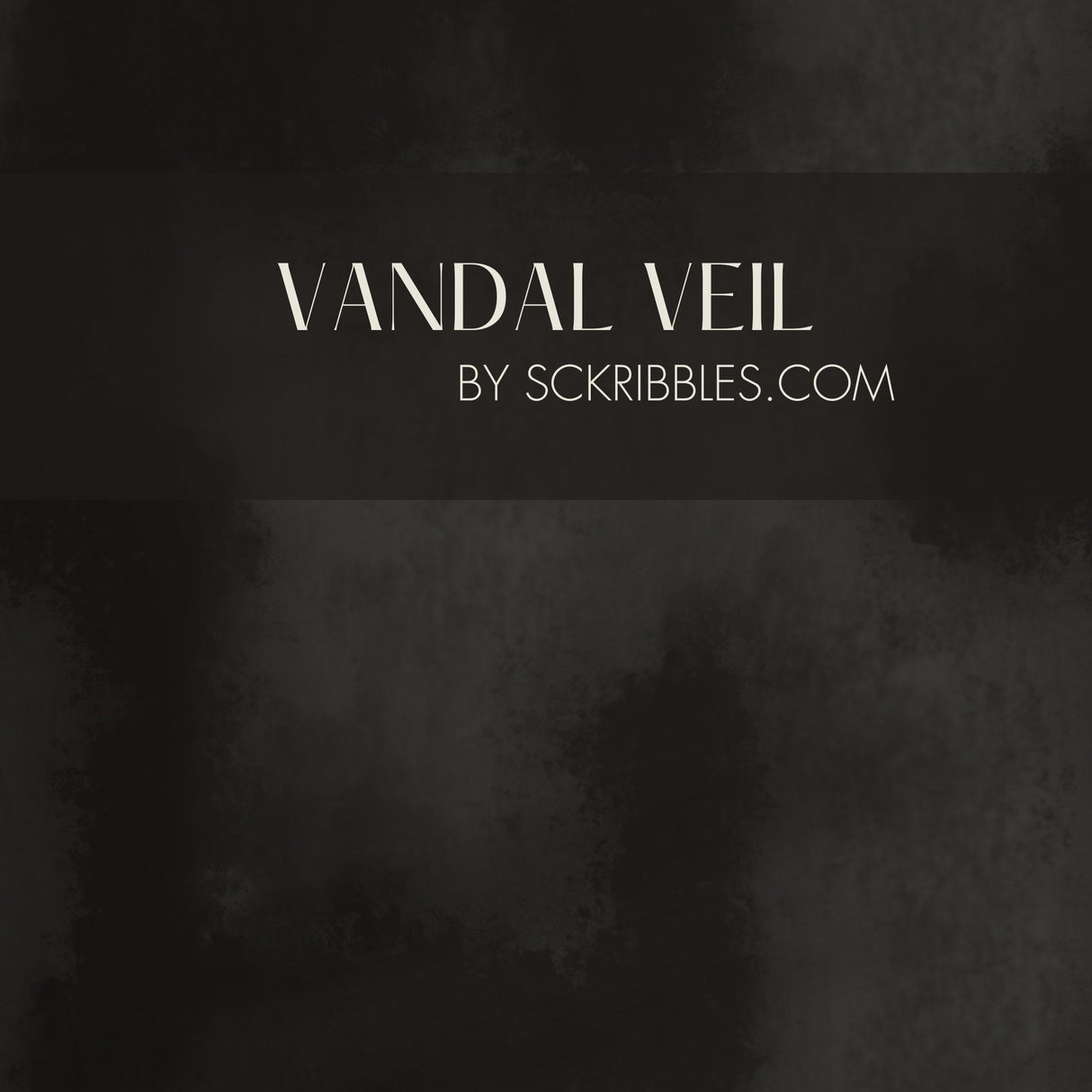 Vandal Veil | Black/Brown & Gray Moody Grunge Abstract Wallpaper Wallpaper Sckribbles