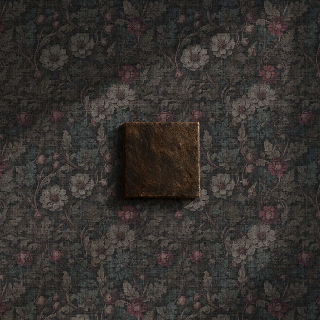 Nocturnal Botanica | Dark Academia Dramatic Moody Floral Wallpaper Wallpaper Sckribbles