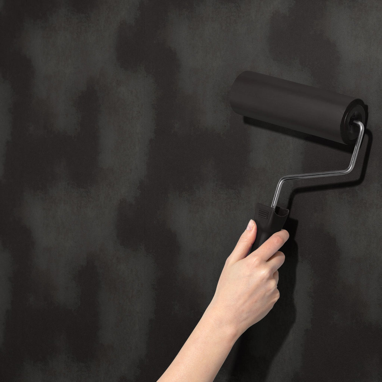 Vandal Veil | Black/Brown & Gray Moody Grunge Abstract Wallpaper Wallpaper Sckribbles