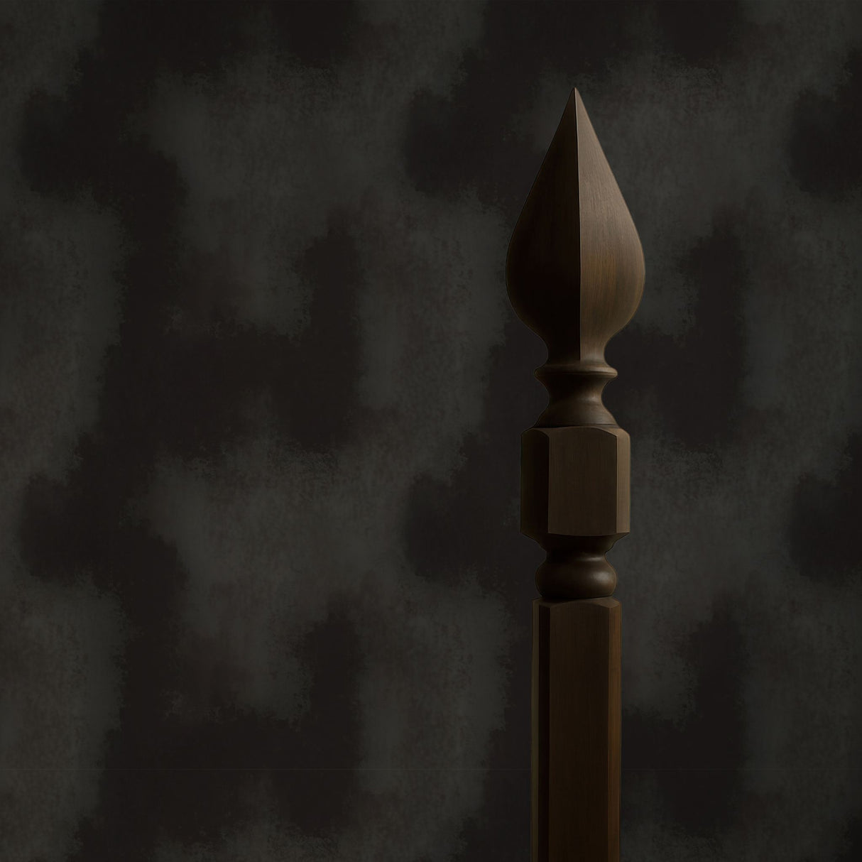 Vandal Veil | Black/Brown & Gray Moody Grunge Abstract Wallpaper Wallpaper Sckribbles