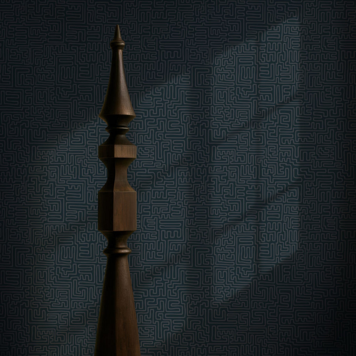 Maximalist Swirls | Cool Trendy Squiggly Bold Maze Wallpaper