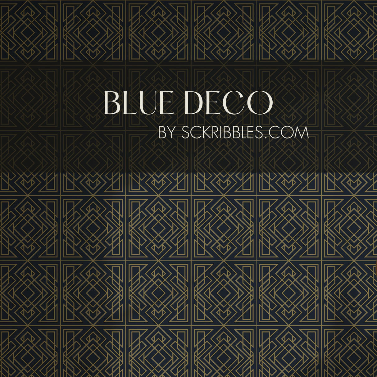 Crystalline Contours | Sophisticated Geometrical Luxury Art Deco Wallpaper