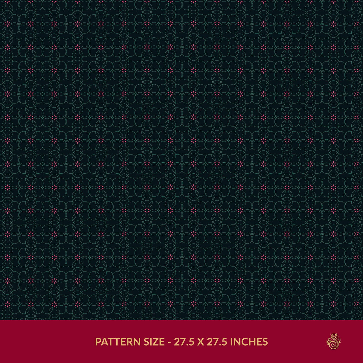 Bloomatrix | Geometrical Floral Retro Wallpaper Wallpaper Sckribbles