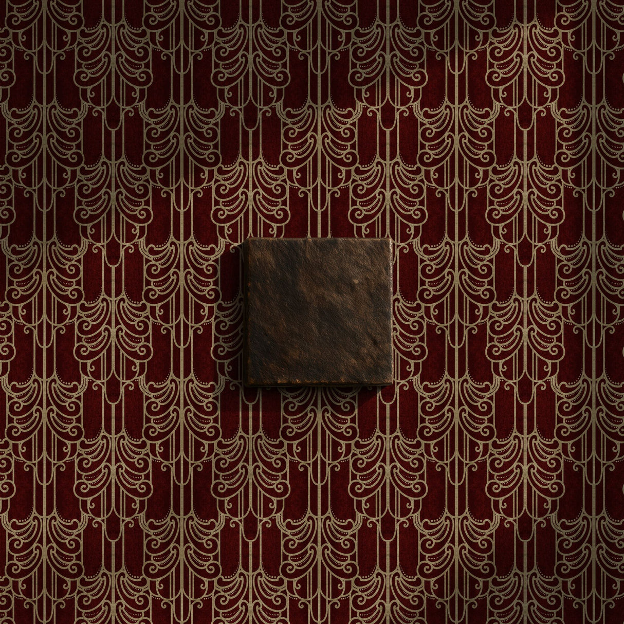 Gritty Luxe | Luxurious Decadent Moody Art Nouveau Wallpaper Wallpaper Sckribbles