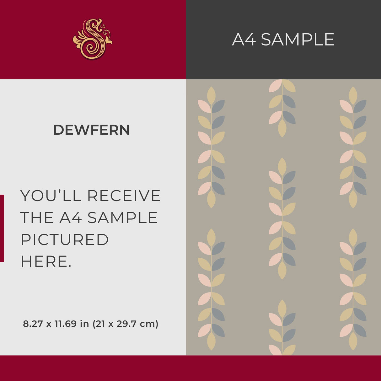 Whisperleaf | Boho Scandinavian Feminine Leaves Modern Wallpaper