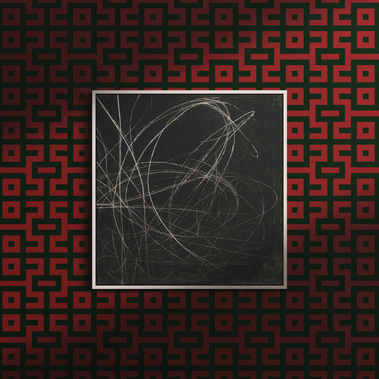 Pacdeco | Bright Bold & Eccentric Retro Art Deco Wallpaper Wallpaper Sckribbles