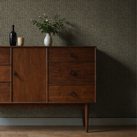 Worn & Torn | Neutral Organic Earthy Abstract Striped Wallpaper Wallpaper Sckribbles