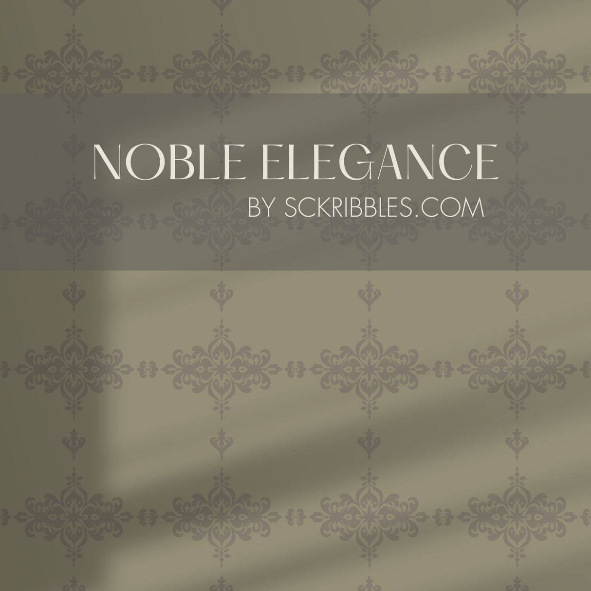 Crown Heritage | Classic French European Ornate Damask Wallpaper Wallpaper Sckribbles Traditional - (Non-Woven) Sample 14'' x 14'' / 35 x 35 cm Noble Elegance