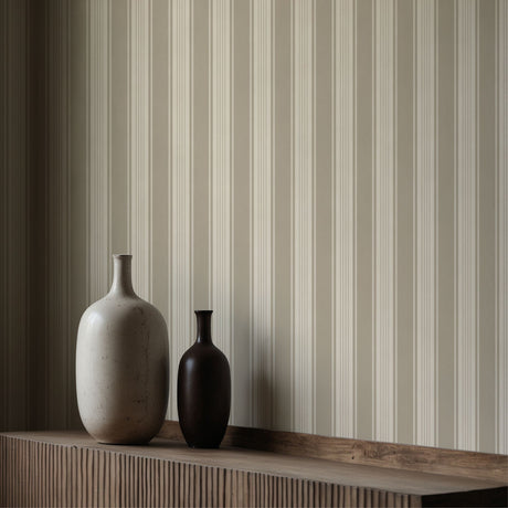 Aristocrat Stripe | Classic Timeless Elegant Traditional Pinstripe Wallpaper Wallpaper Sckribbles