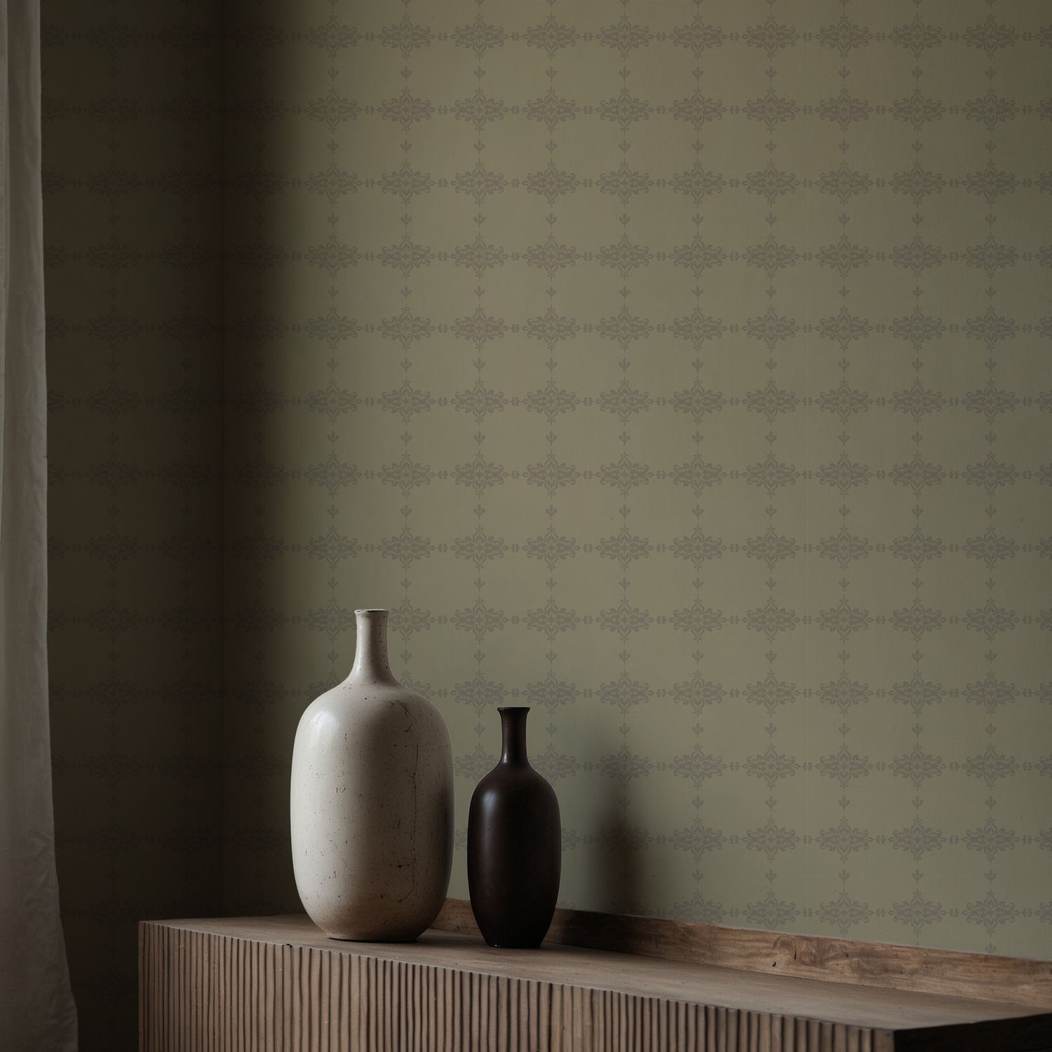 Crown Heritage | Classic French European Ornate Damask Wallpaper Wallpaper Sckribbles