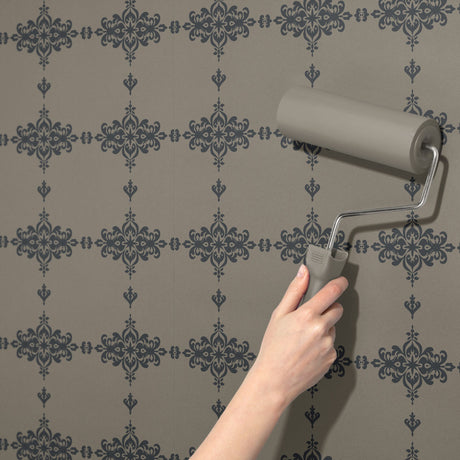 Crown Heritage | Classic French European Ornate Damask Wallpaper Wallpaper Sckribbles