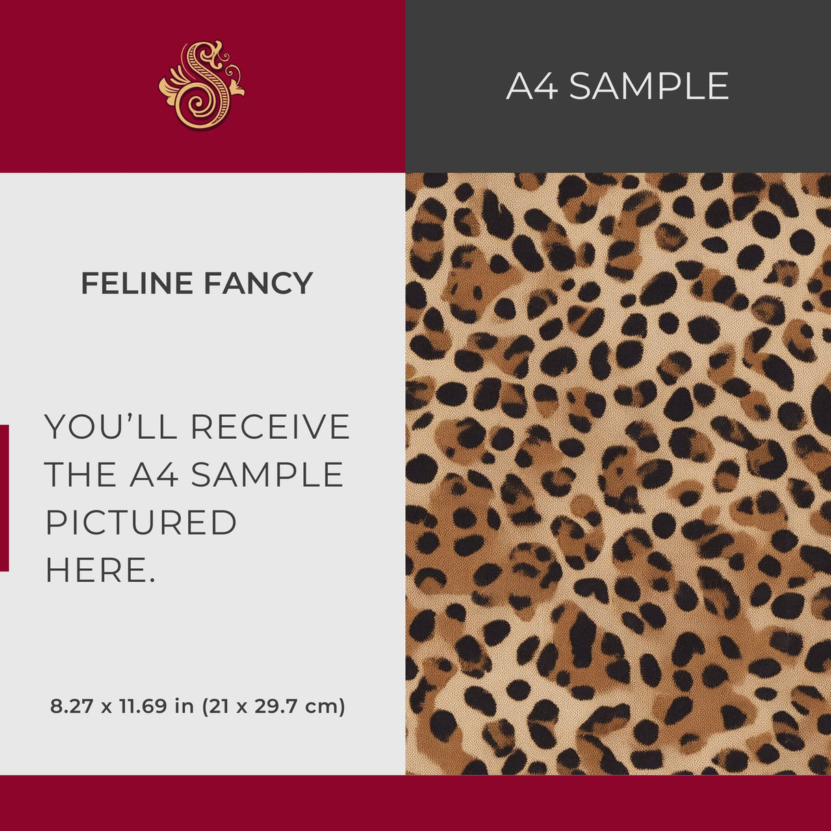 Feline Fancy | Maximalist Leopard Print Wallpaper