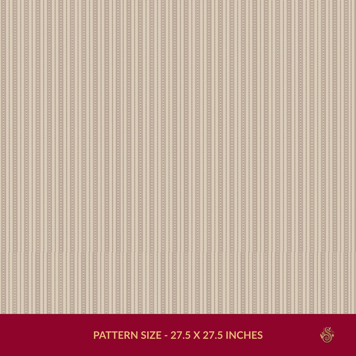 Dainty Belle | Feminine Neutral Striped Wallpaper Wallpaper Sckribbles