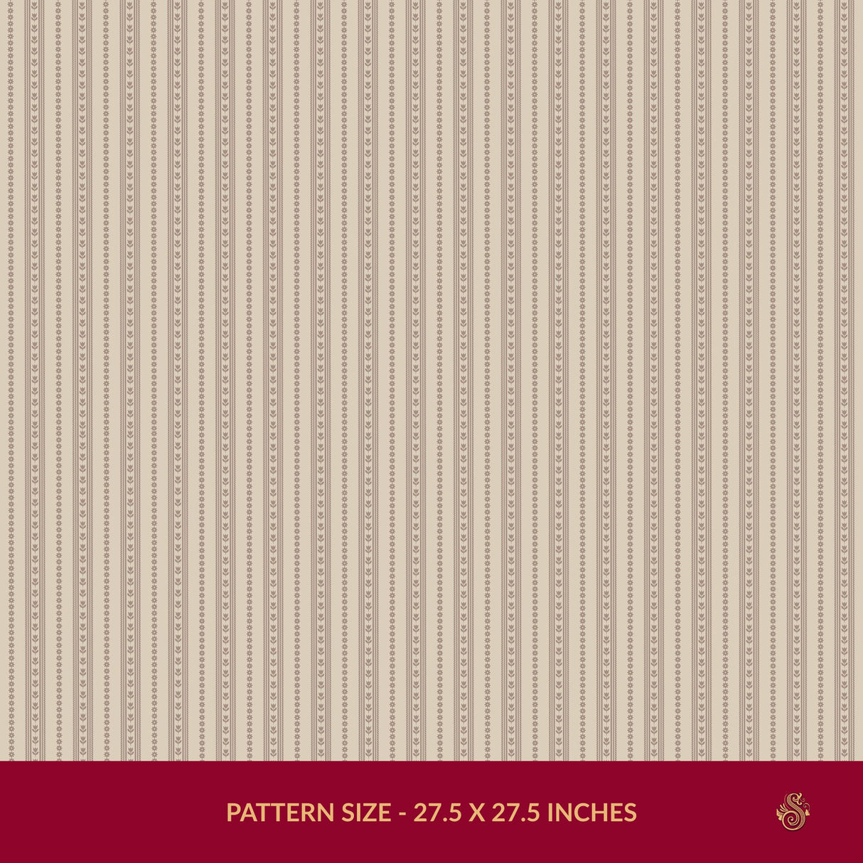 Dainty Belle | Feminine Neutral Striped Wallpaper Wallpaper Sckribbles