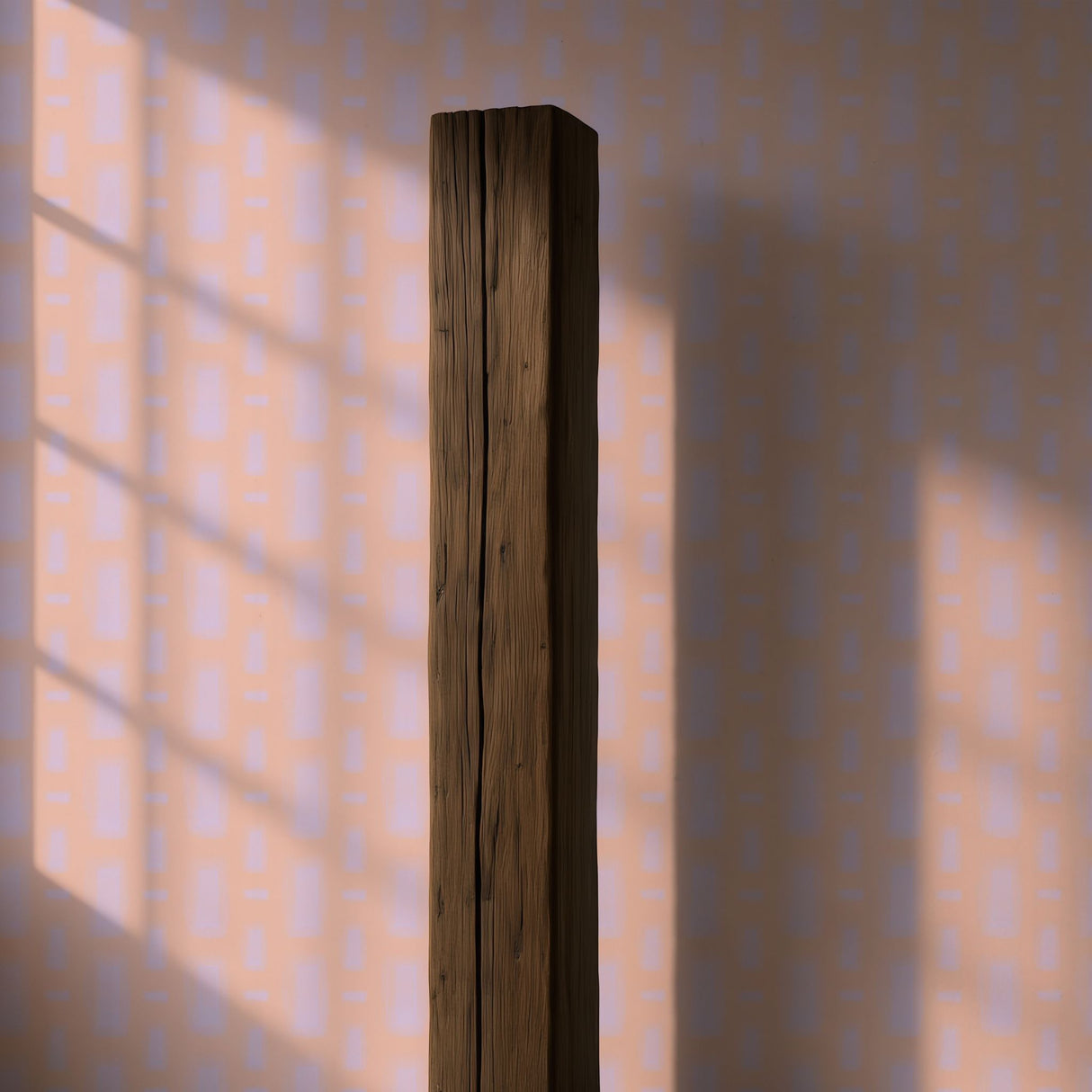 Geo Drift | Contemporary Abstract Geometrical Brick Shapes Wallpaper Wallpaper Sckribbles