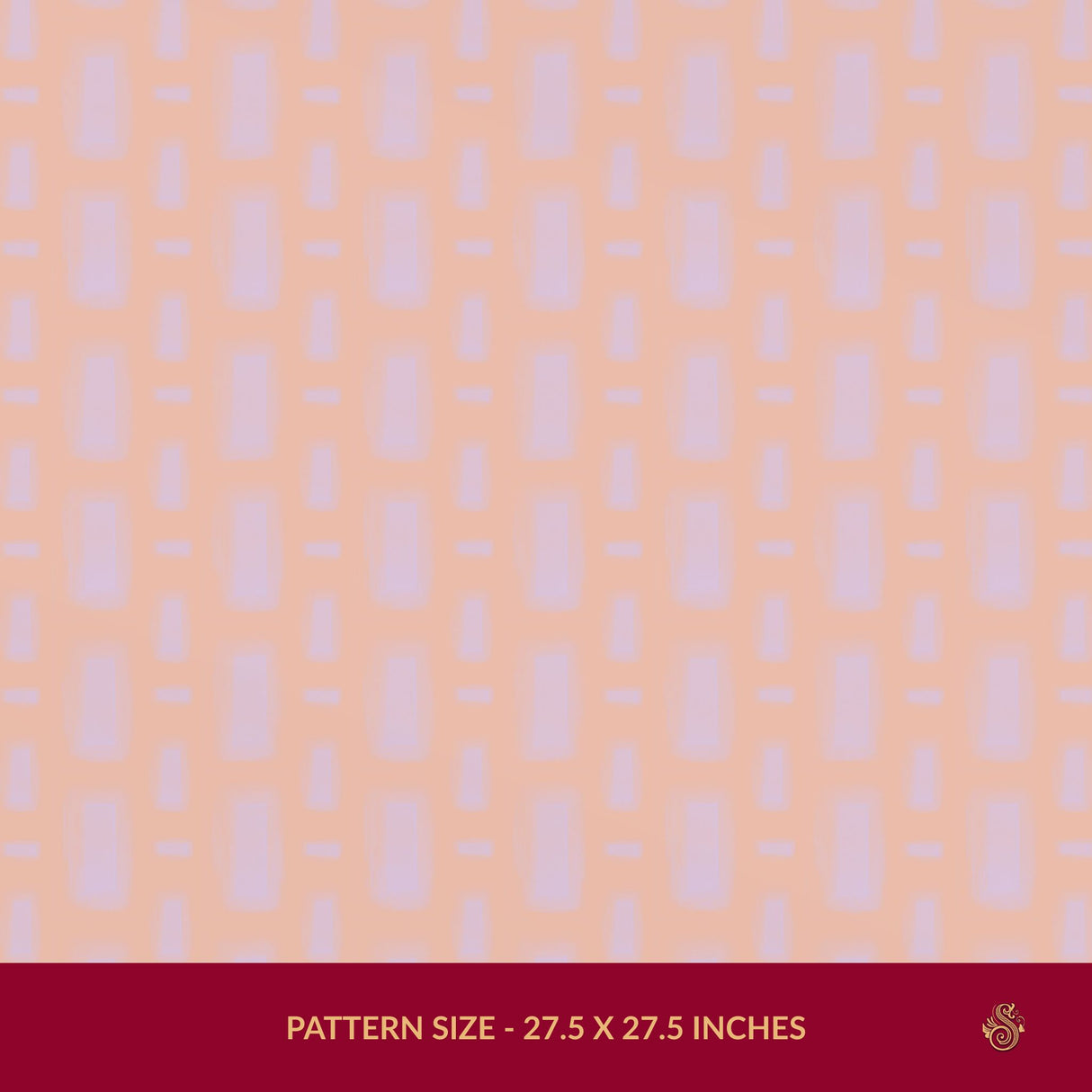 Geo Drift | Contemporary Abstract Geometrical Brick Shapes Wallpaper Wallpaper Sckribbles