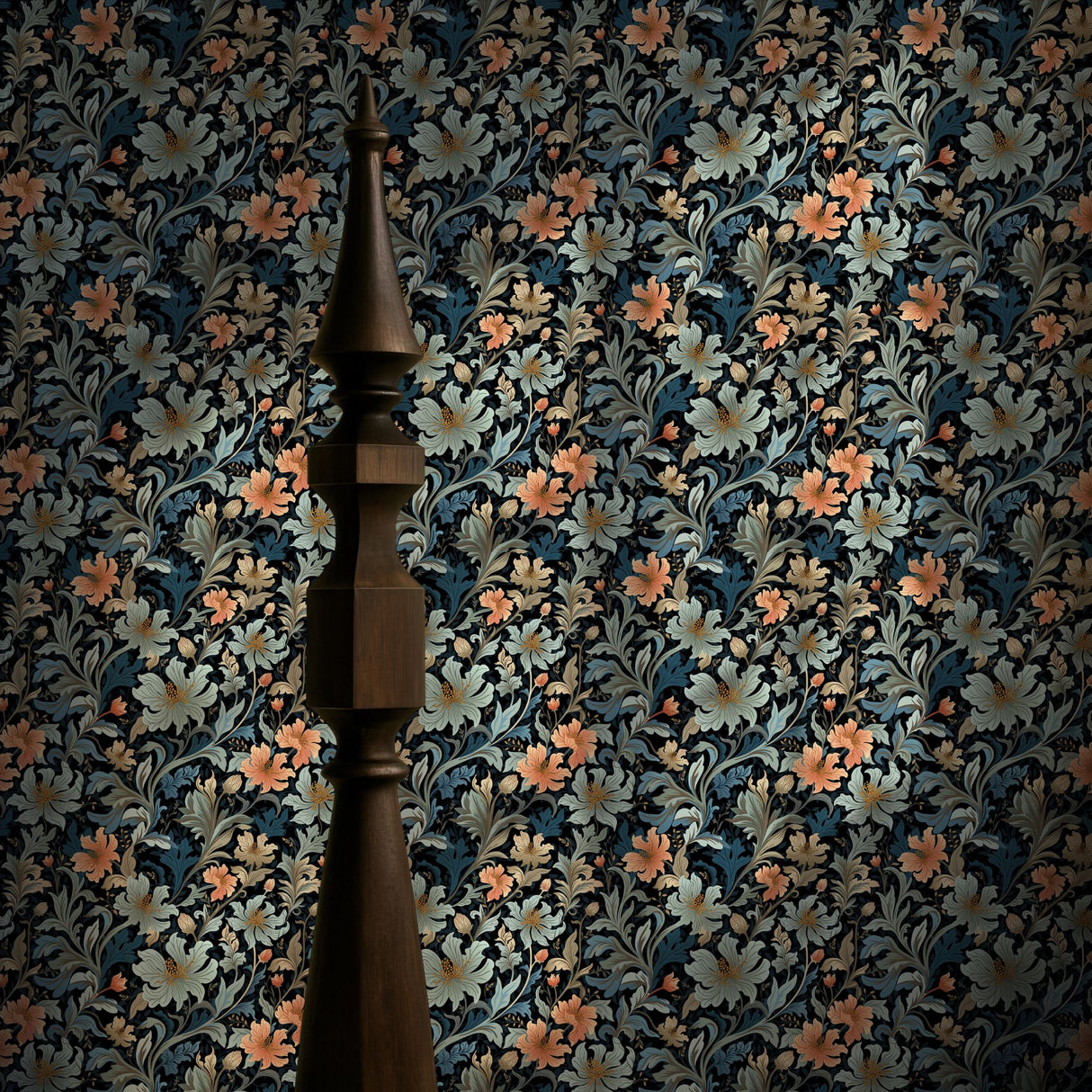 Botanic Dream | Feminine Flower Botanical Wallpaper Wallpaper Sckribbles