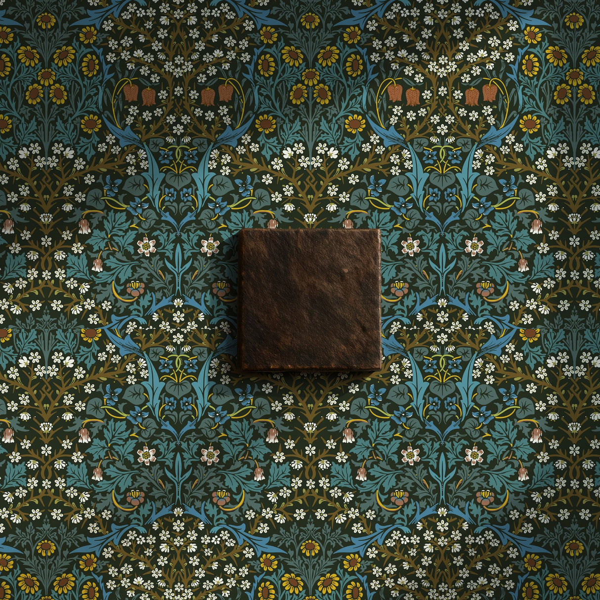 Blackthorn | Vintage Botanical William Morris Wallpaper Wallpaper Sckribbles