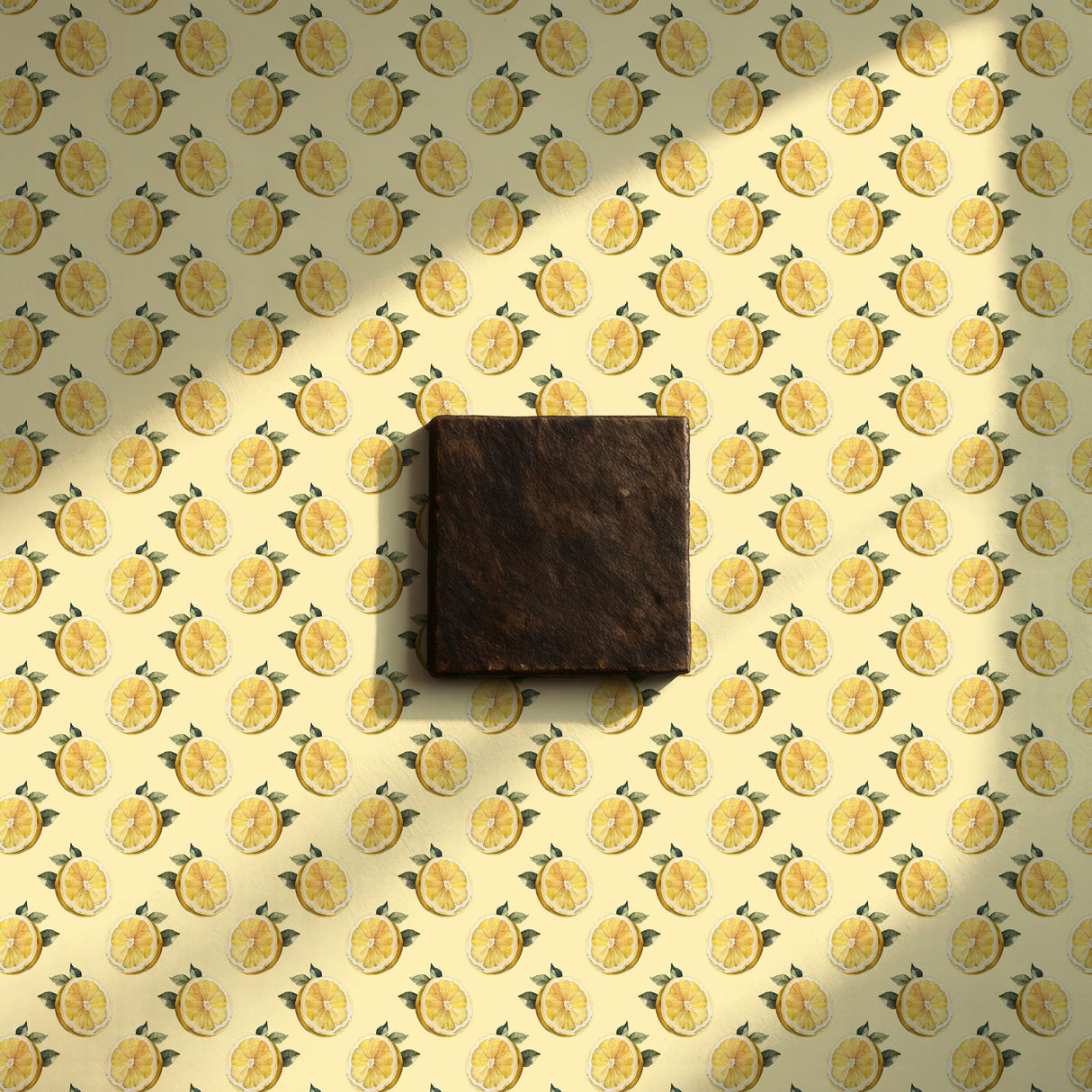 Zest Fest | Light Yellow Lemon Fruit Kitchen Wallpaper Wallpaper Sckribbles