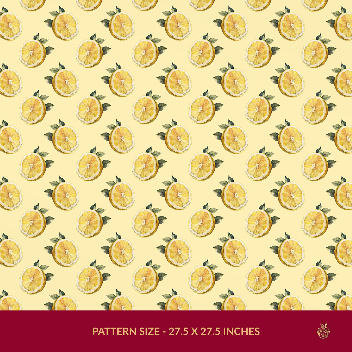Zest Fest | Light Yellow Lemon Fruit Kitchen Wallpaper Wallpaper Sckribbles