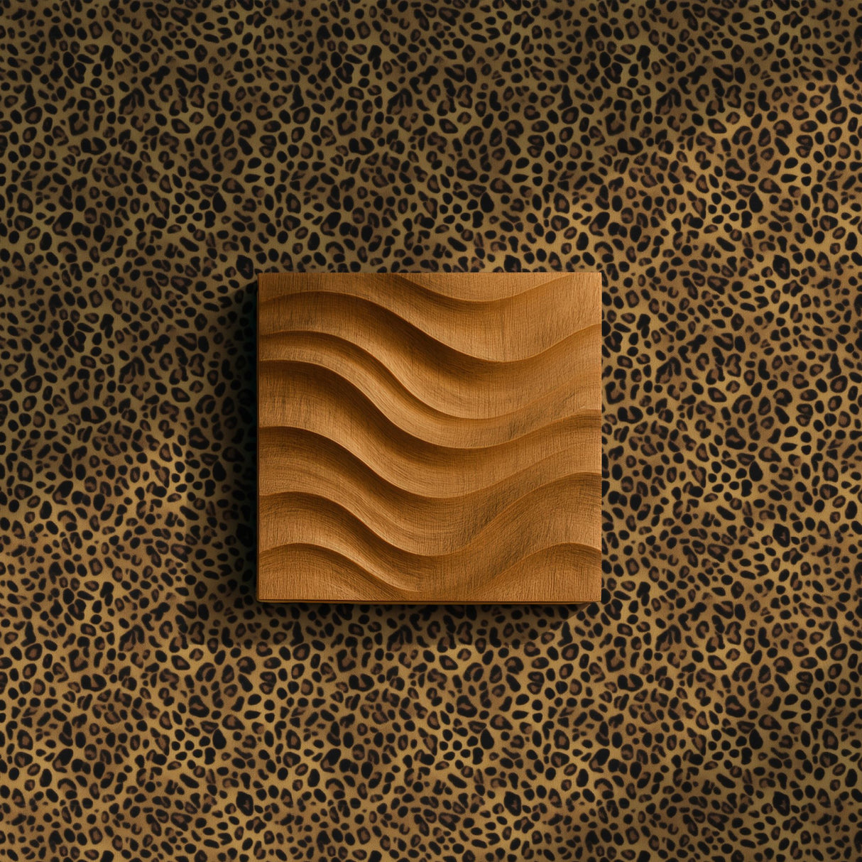 Savannah Chic | Fun Dramatic Leopard Print Wallpaper Wallpaper Sckribbles