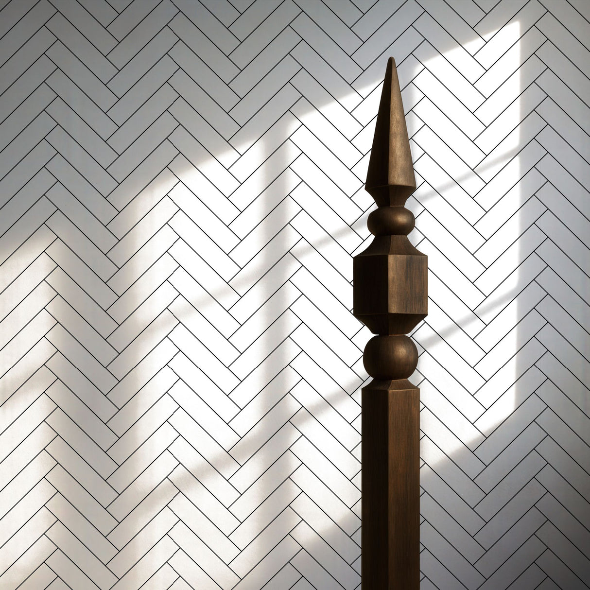 Classic Sub | Timeless Minimalist Geometrical Subway Tiles Wallpaper Wallpaper Sckribbles