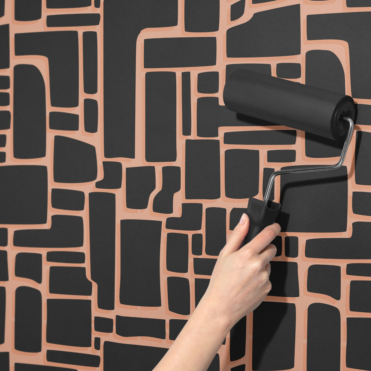 Wildform | Bold Maximalist Abstract African Wallpaper Wallpaper Sckribbles