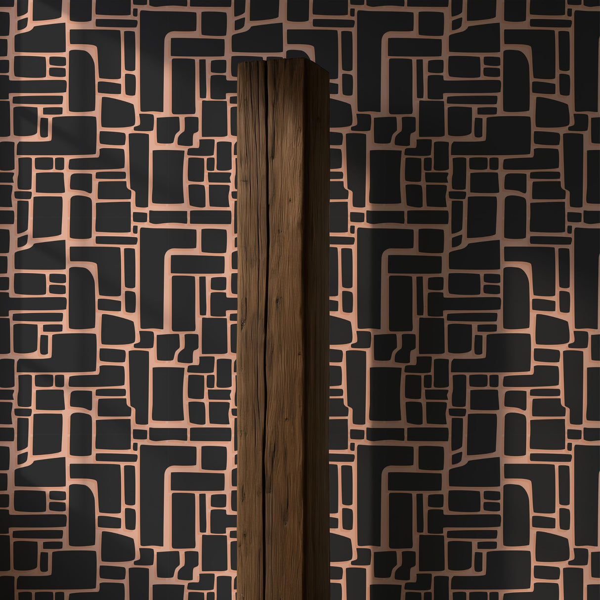 Wildform | Bold Maximalist Abstract African Wallpaper Wallpaper Sckribbles