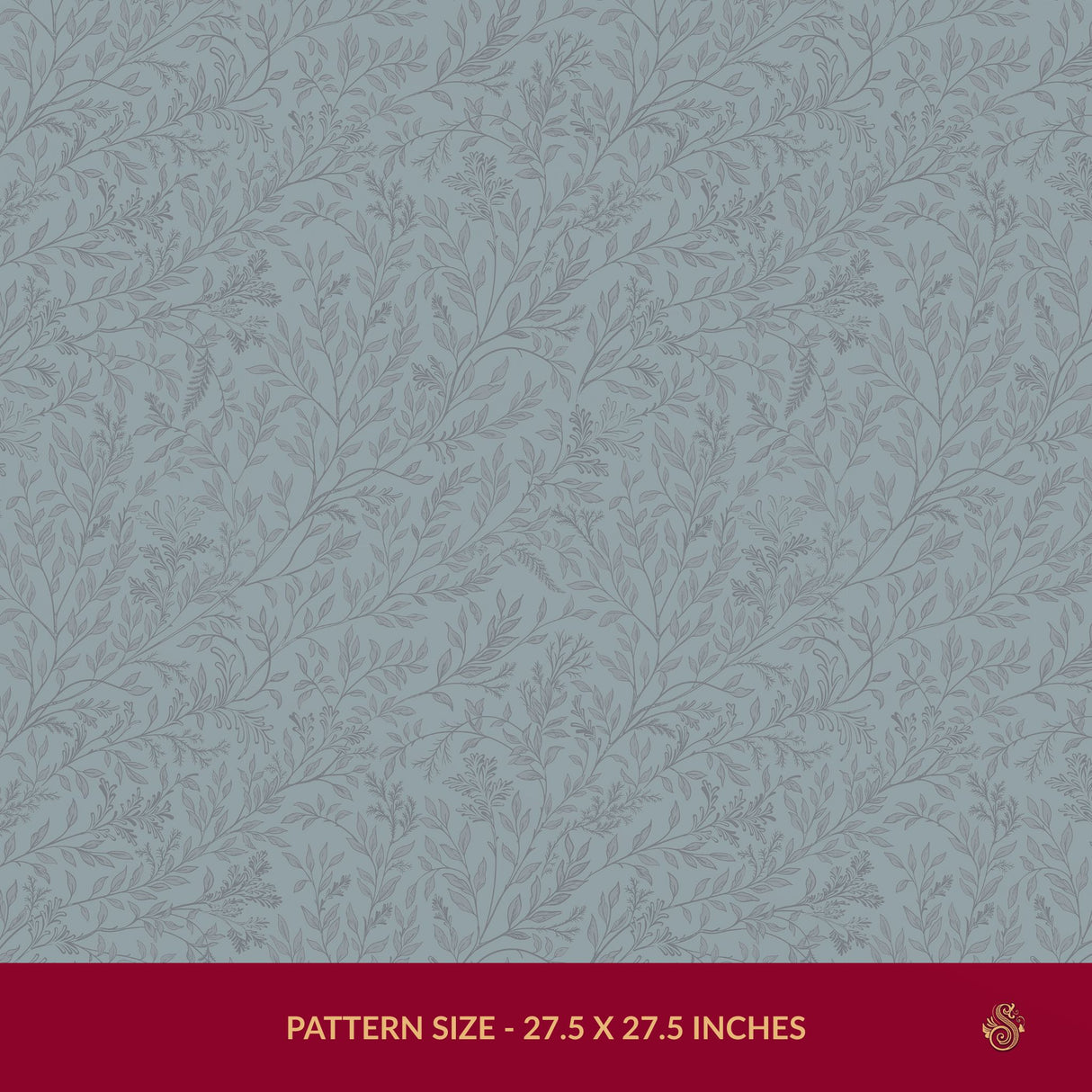Twiggy Mist | Silver-Gray Elegant Floral Botanical Wallpaper Wallpaper Sckribbles