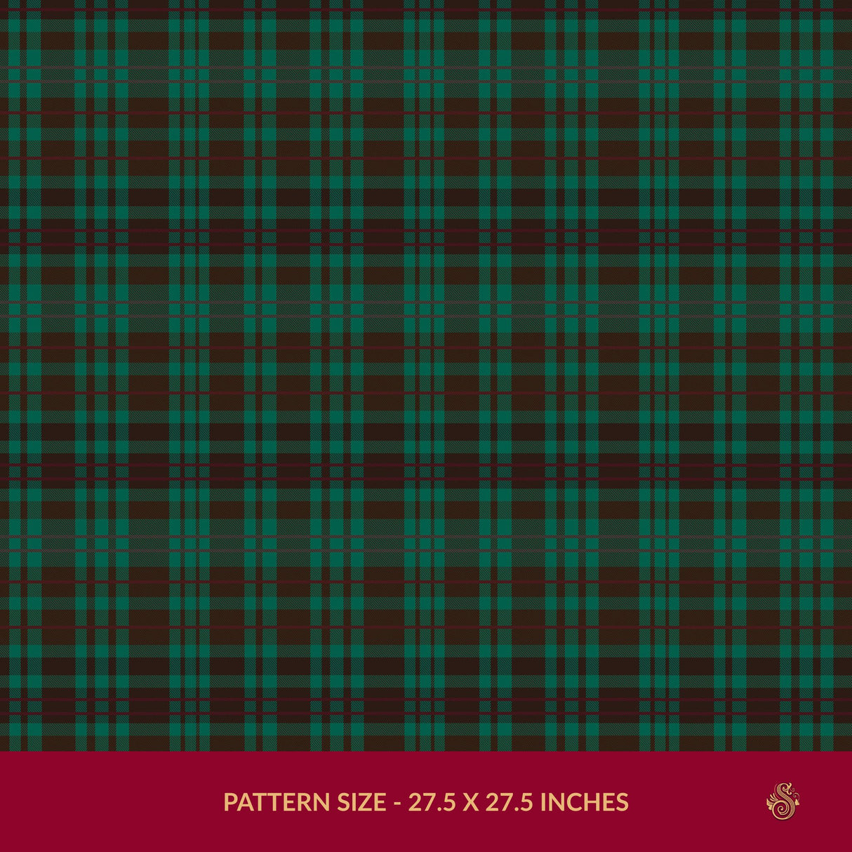 Highland Moss | Traditional Green, Brown, & Red Plaid Wallpaper Wallpaper Sckribbles