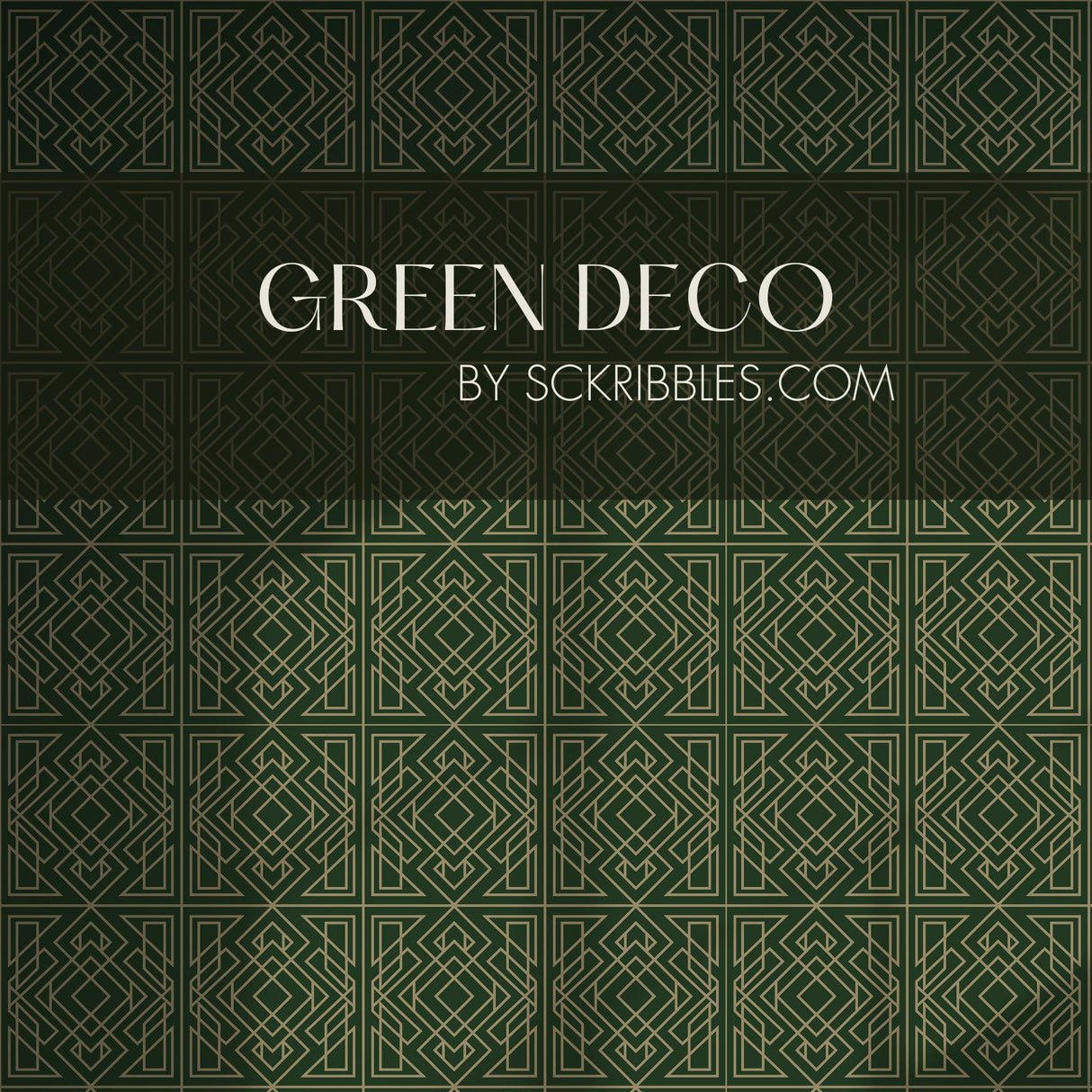 Crystalline Contours | Sophisticated Geometrical Luxury Art Deco Wallpaper