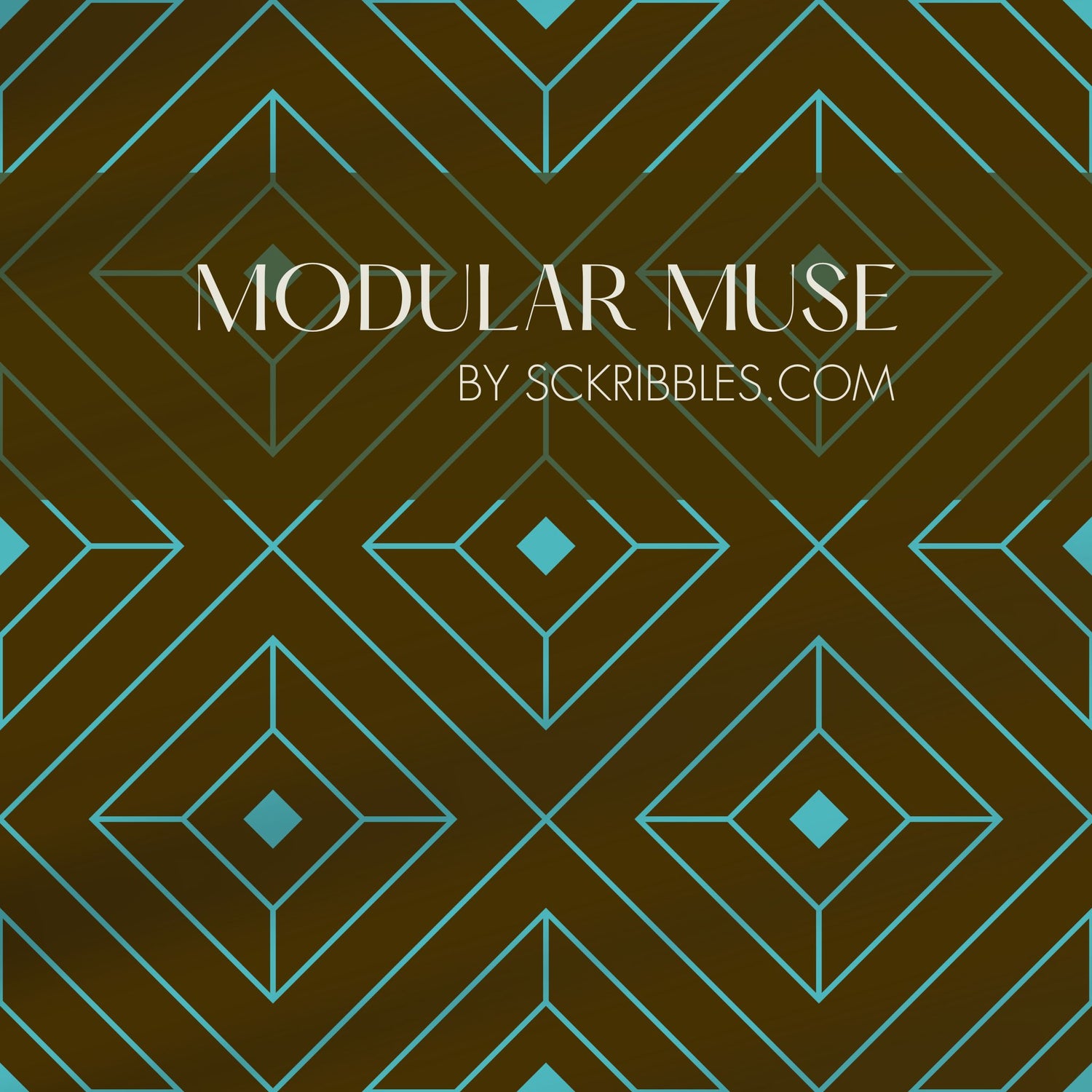 Square Affair | Glamorous & Bold Luxury Art Deco Wallpaper Wallpaper Sckribbles Traditional - (Non-Woven) Sample 14'' x 14'' / 35 x 35 cm Modular Muse