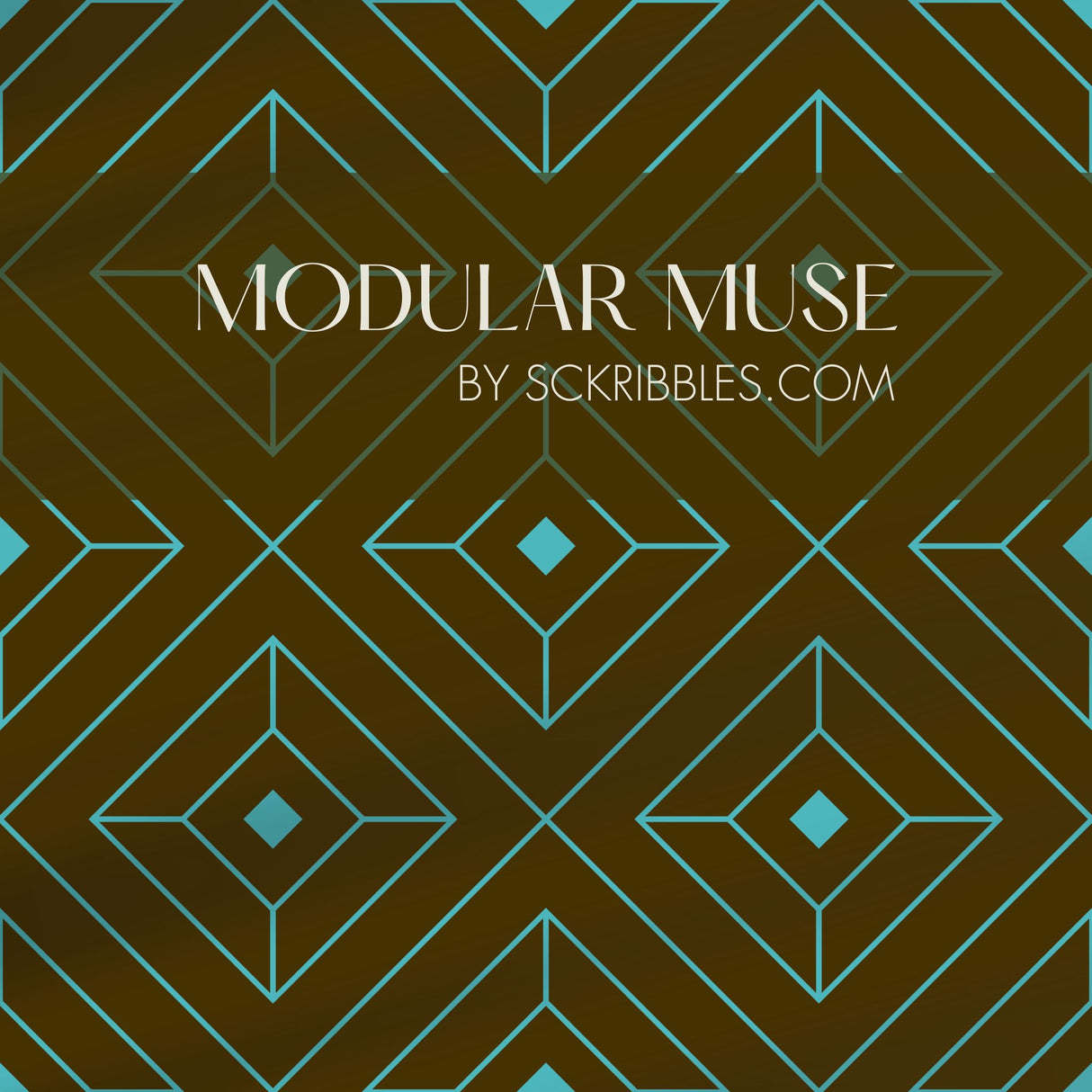 Square Affair | Glamorous & Bold Luxury Art Deco Wallpaper Wallpaper Sckribbles