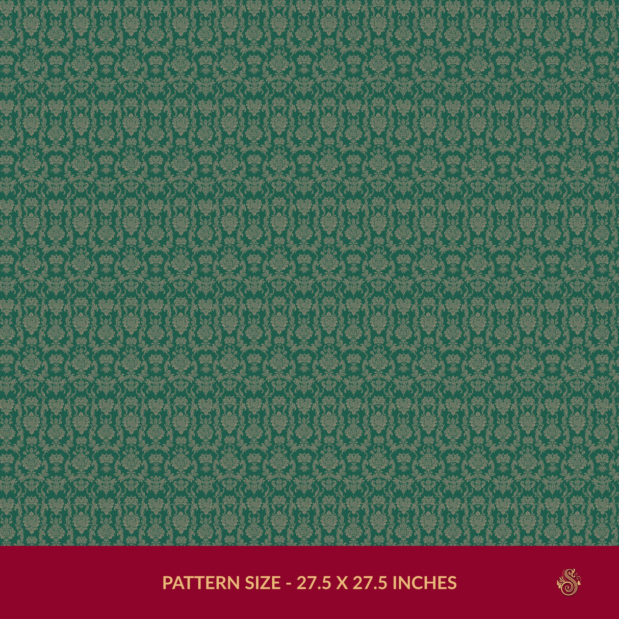 Grand Manor | Vintage Baroque European Damask Wallpaper Wallpaper Sckribbles