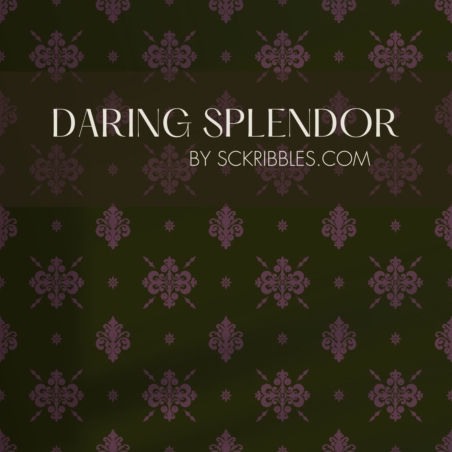 Eccentric Luxury | Unique & Colorful Timeless Damask Wallpaper Wallpaper Sckribbles Traditional - (Non-Woven) Sample 14'' x 14'' / 35 x 35 cm Daring Splendor