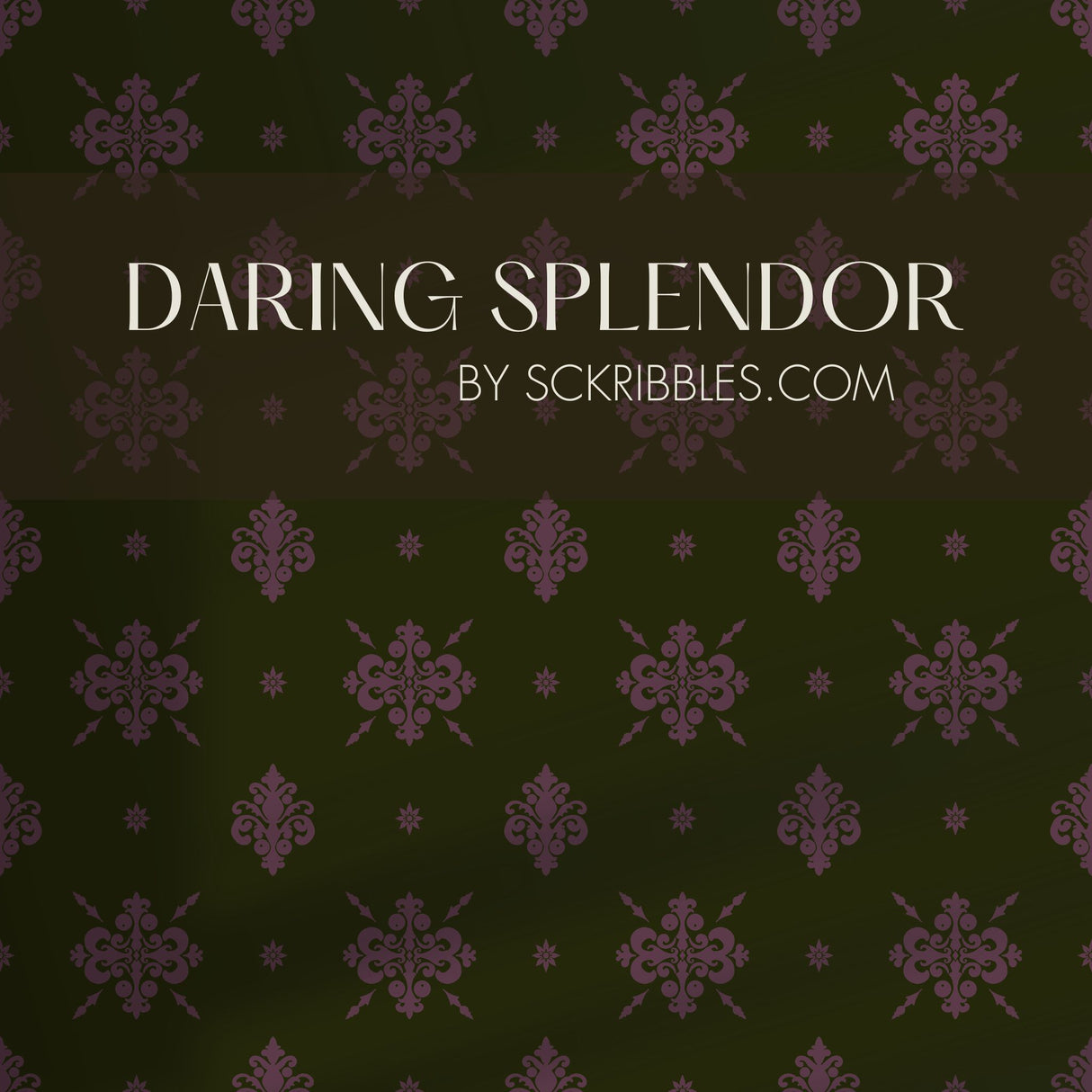 Eccentric Luxury | Unique & Colorful Timeless Damask Wallpaper Wallpaper Sckribbles