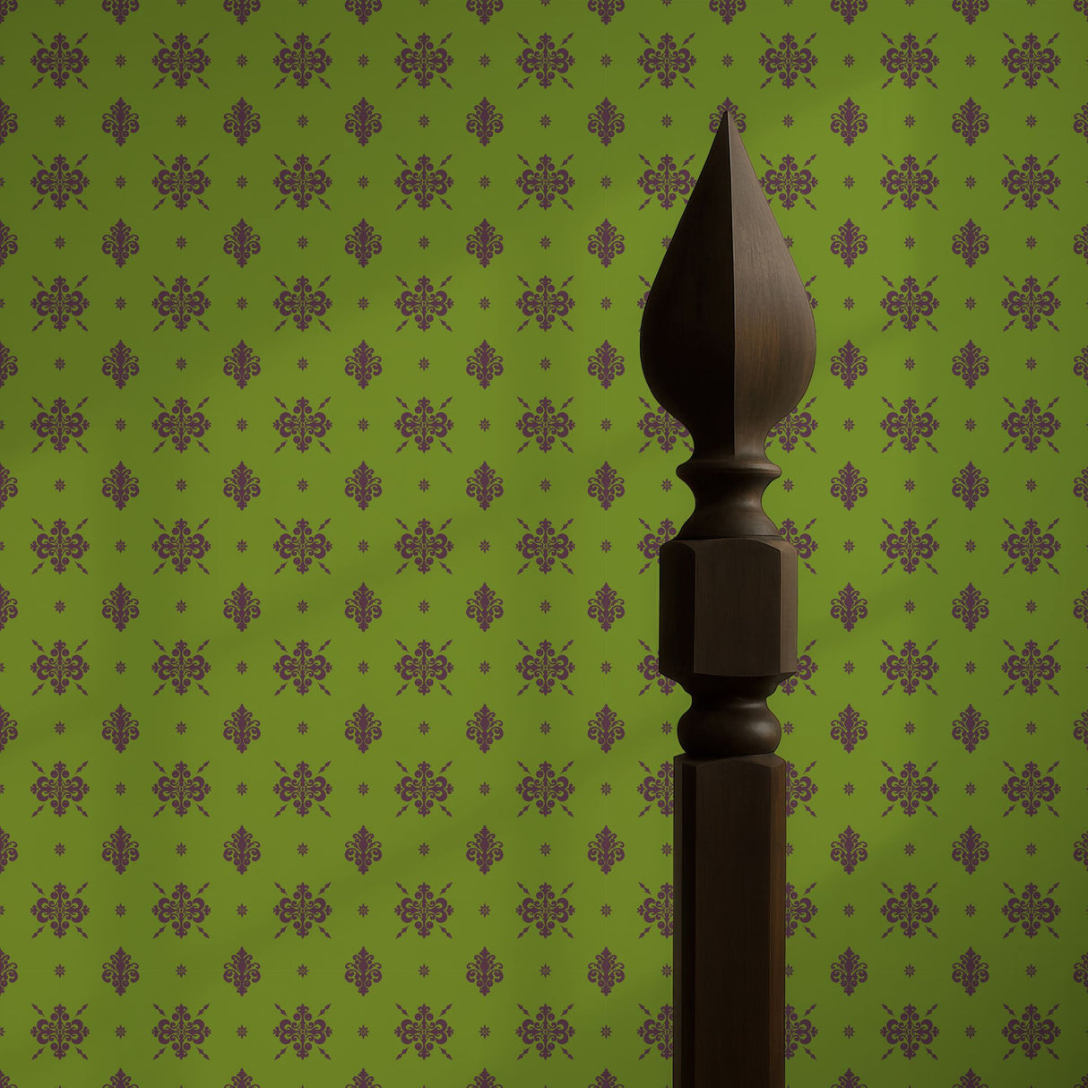 Eccentric Luxury | Unique & Colorful Timeless Damask Wallpaper Wallpaper Sckribbles
