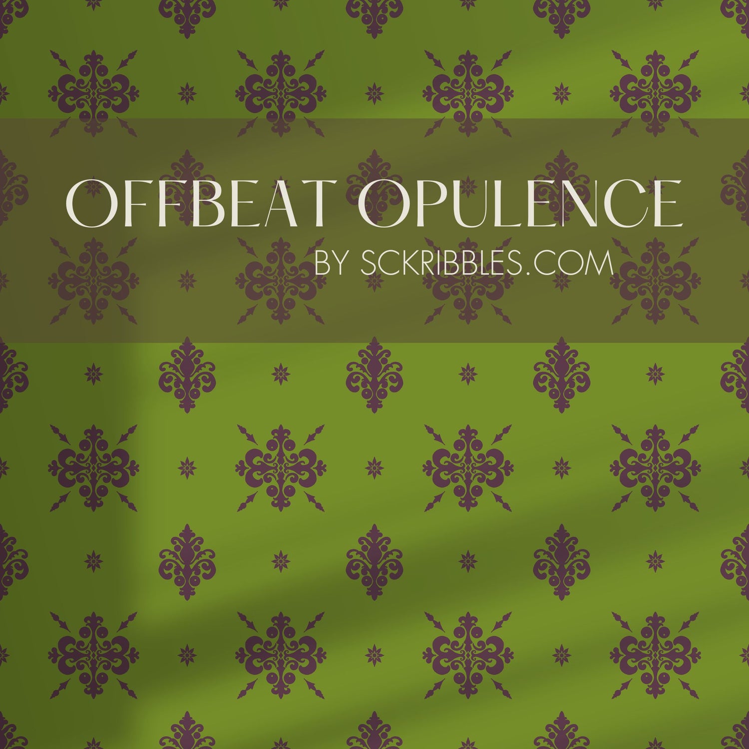 Eccentric Luxury | Unique & Colorful Timeless Damask Wallpaper Wallpaper Sckribbles Traditional - (Non-Woven) Sample 14'' x 14'' / 35 x 35 cm Offbeat Opulence