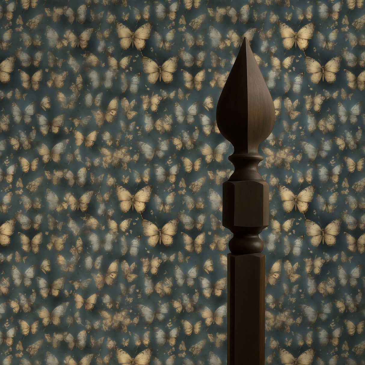 Graceful Flutter | Whimsical Nursery Butterfly Wallpaper Wallpaper Sckribbles