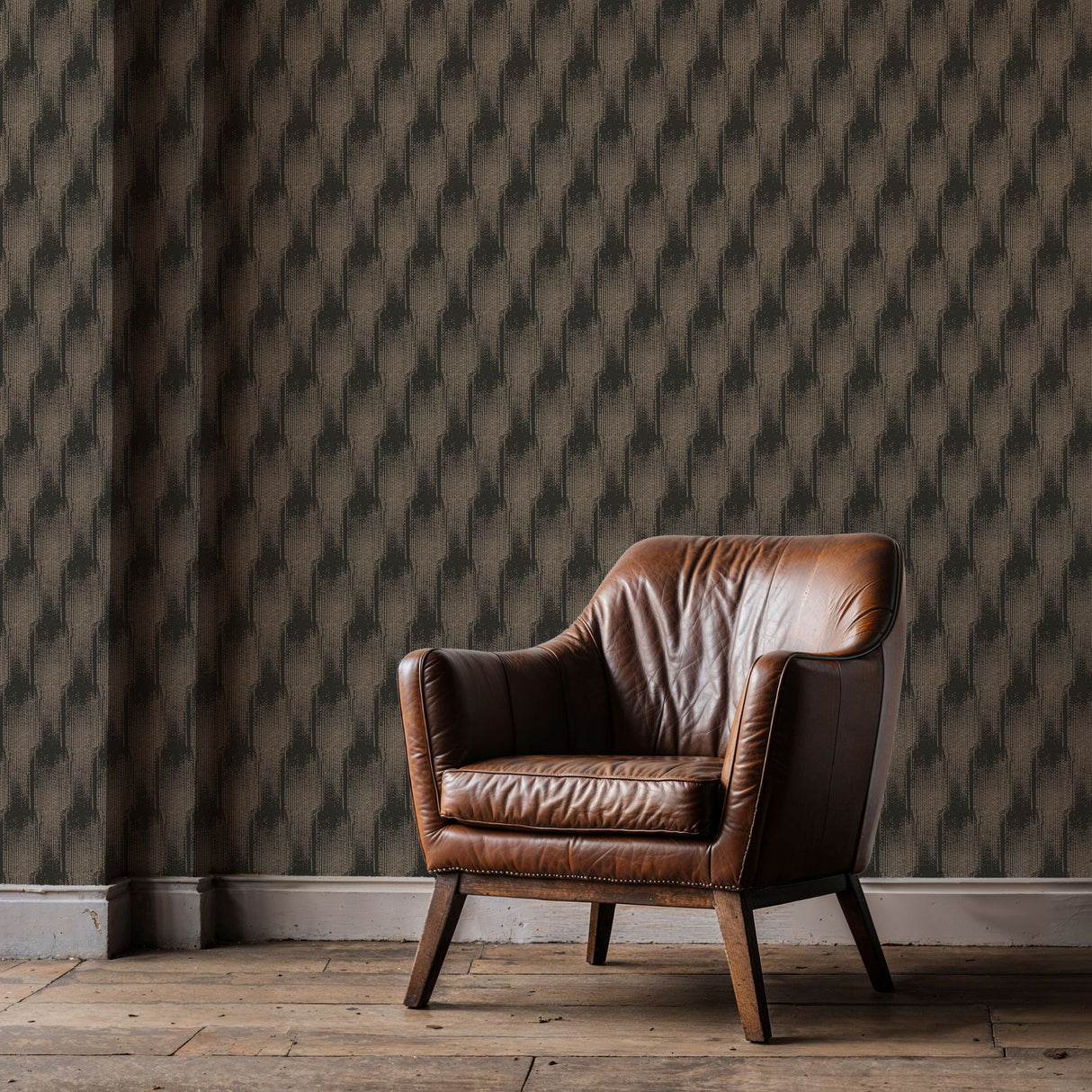Rebel Deco | Moody Organic Grunge Art Deco Wallpaper Wallpaper Sckribbles