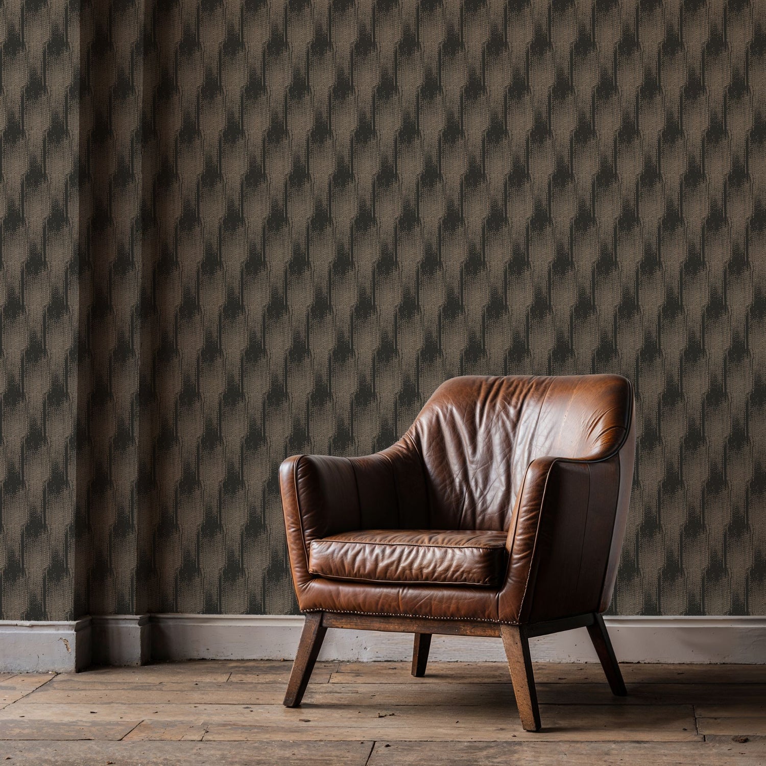 Rebel Deco | Moody Organic Grunge Art Deco Wallpaper Wallpaper Sckribbles