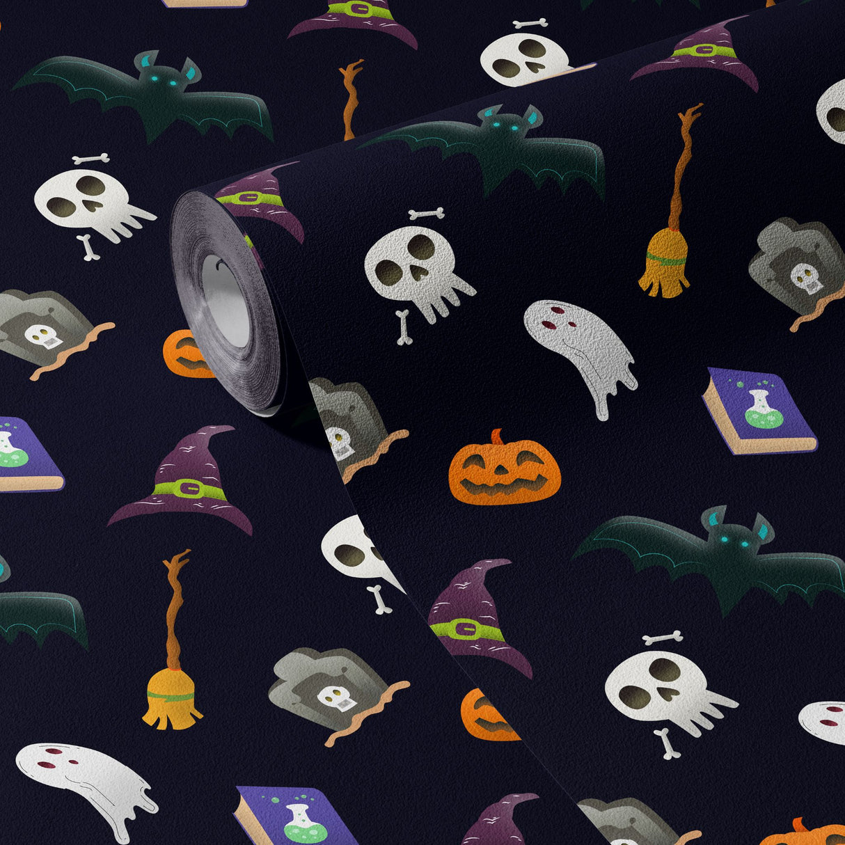 Wicked Whimsy | Dark Moody Halloween Holiday Wallpaper Wallpaper Sckribbles