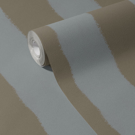 Roughened Rails | Maximalist Bold Jagged Vertical Striped Wallpaper Wallpaper Sckribbles
